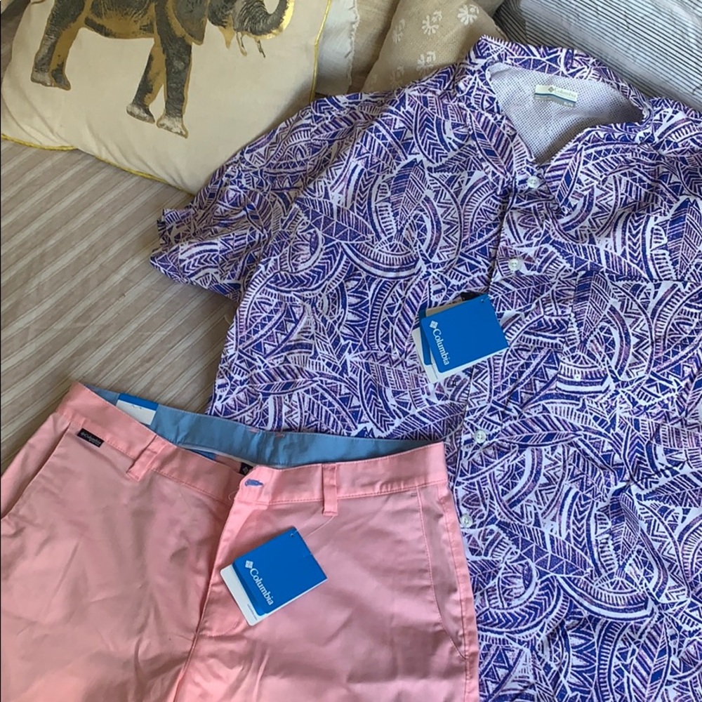 Columbia men shorts size 34